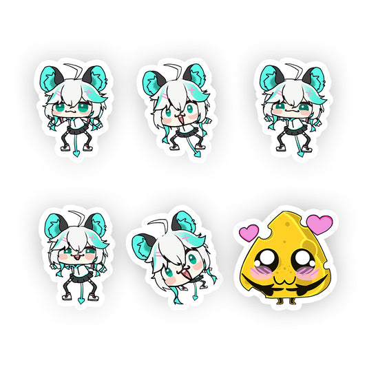 Kourra Gremlin Rats Sticker Pack