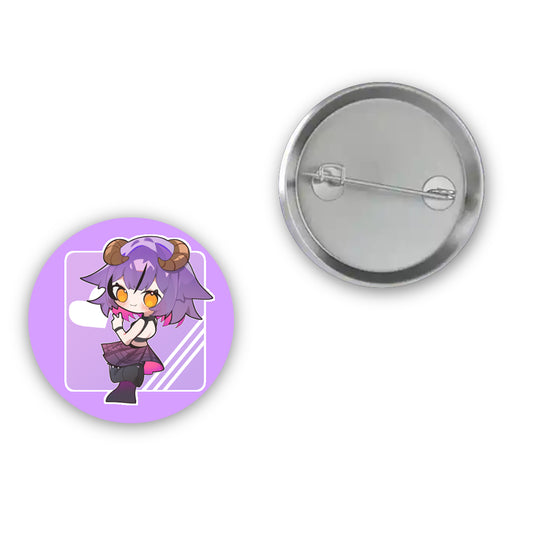 Kuromiya Lucien Icon Button Pin