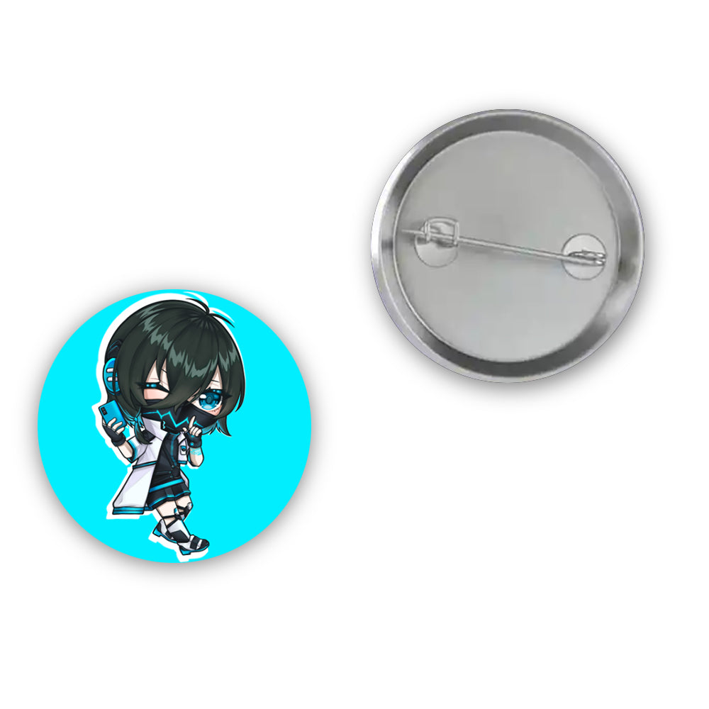 Kyohei Tekma Mischievous Button Pin