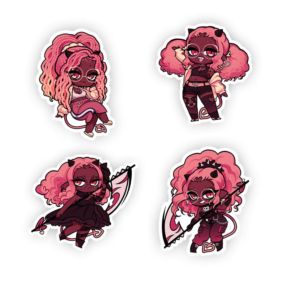 LOVMURA Chibi Sticker Pack