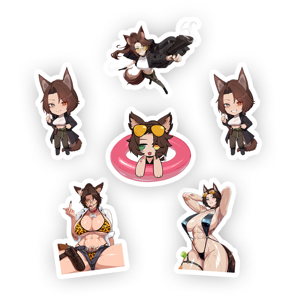 Lady Qathrin Sticker Pack