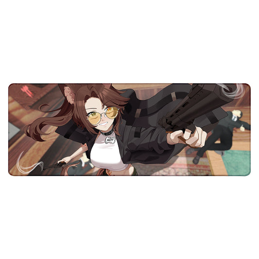 Lady Qathrin "Smoking Gun" XL Mousepad