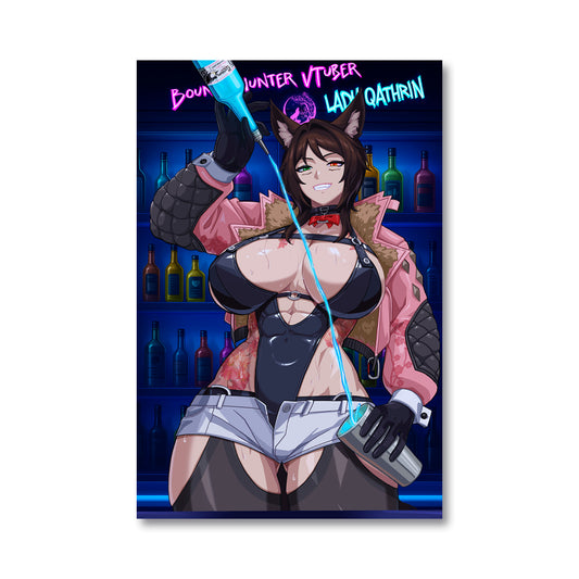 Lady Qathrin "Cocktail Mix" Poster