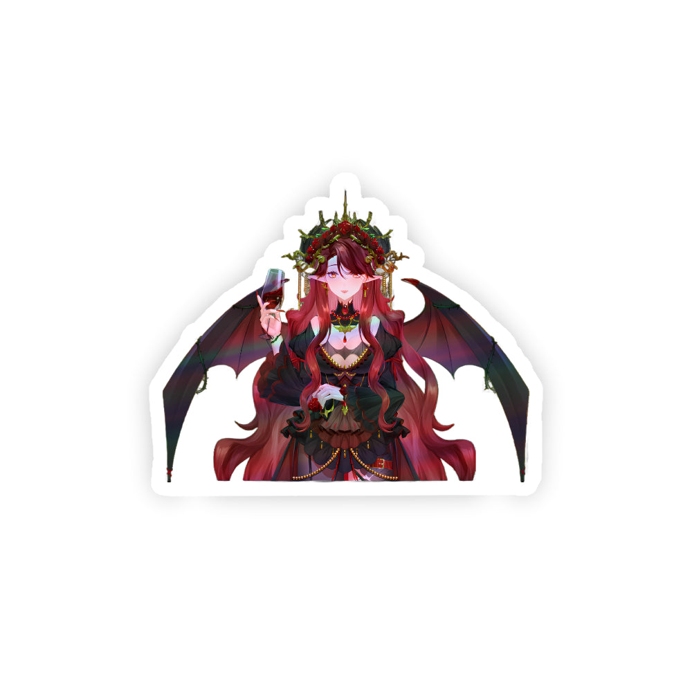 Lady Valantine Holographic Sticker