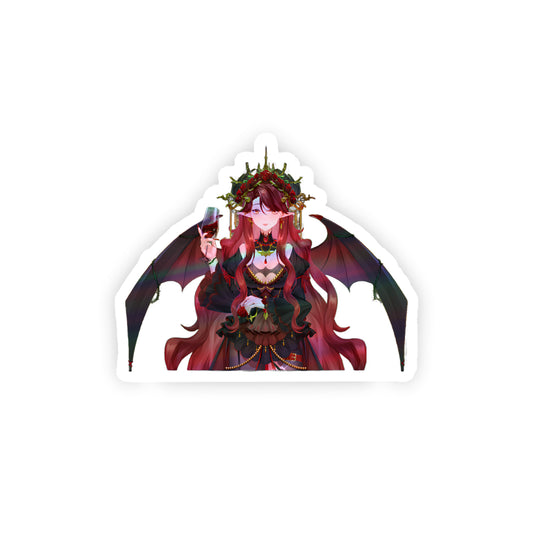 Lady Valantine Holographic Sticker