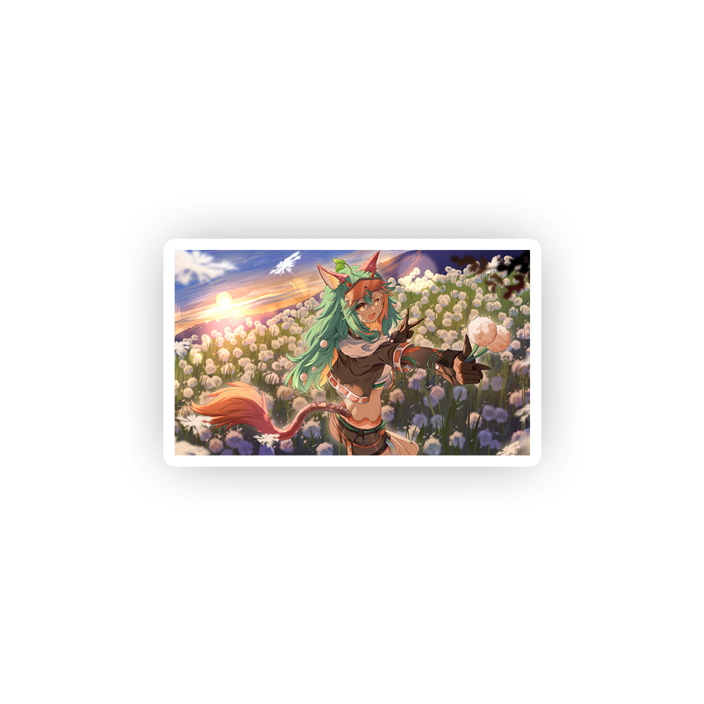 Lalou_Pissenlit "Dawn Among Dandelions" Sticker