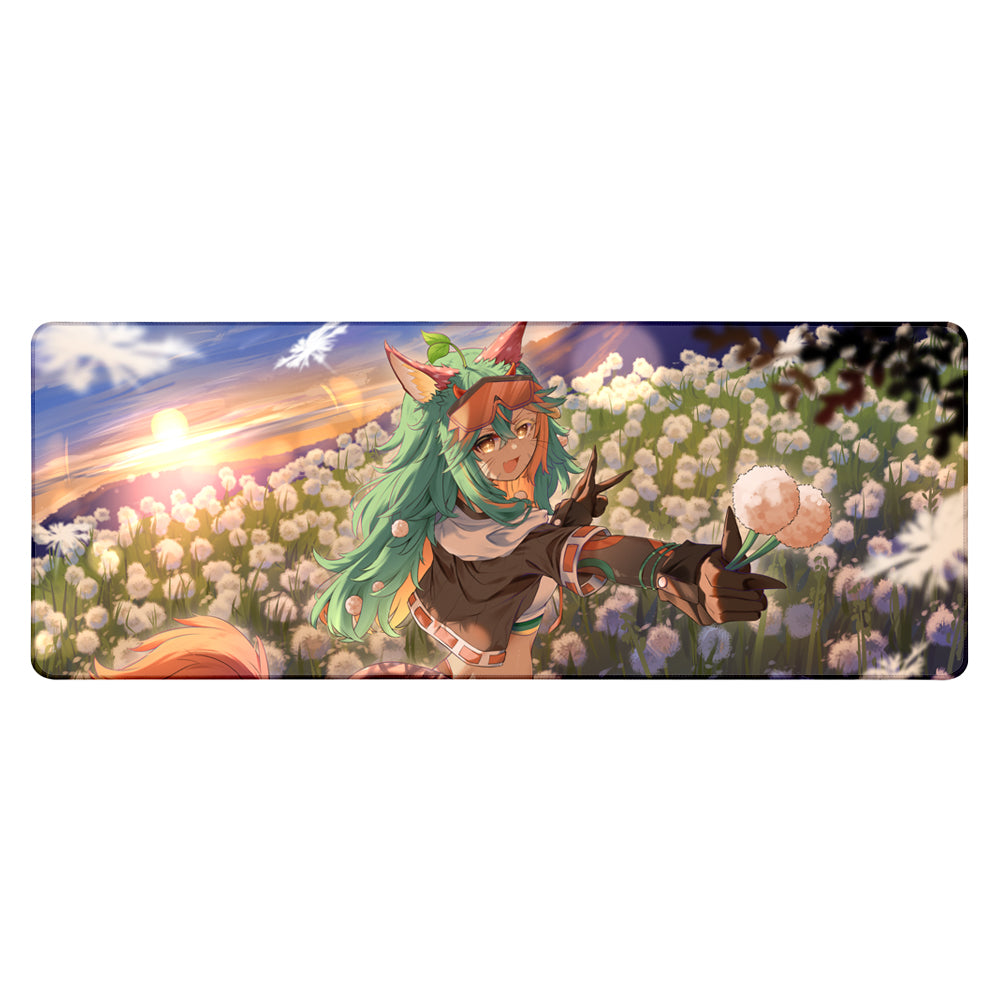 Lalou_Pissenlit "Dawn Among Dandelions" XL mousepad