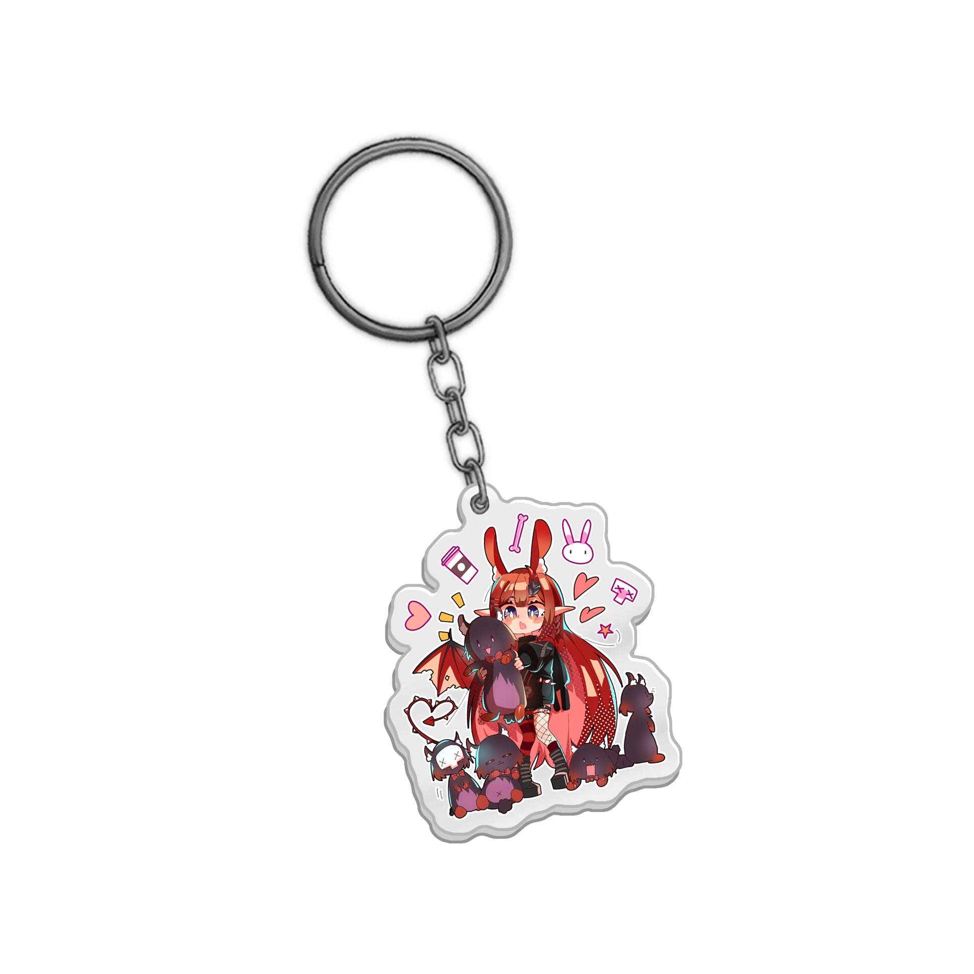Lanna_ "Bunch of Bunnies" Keychain