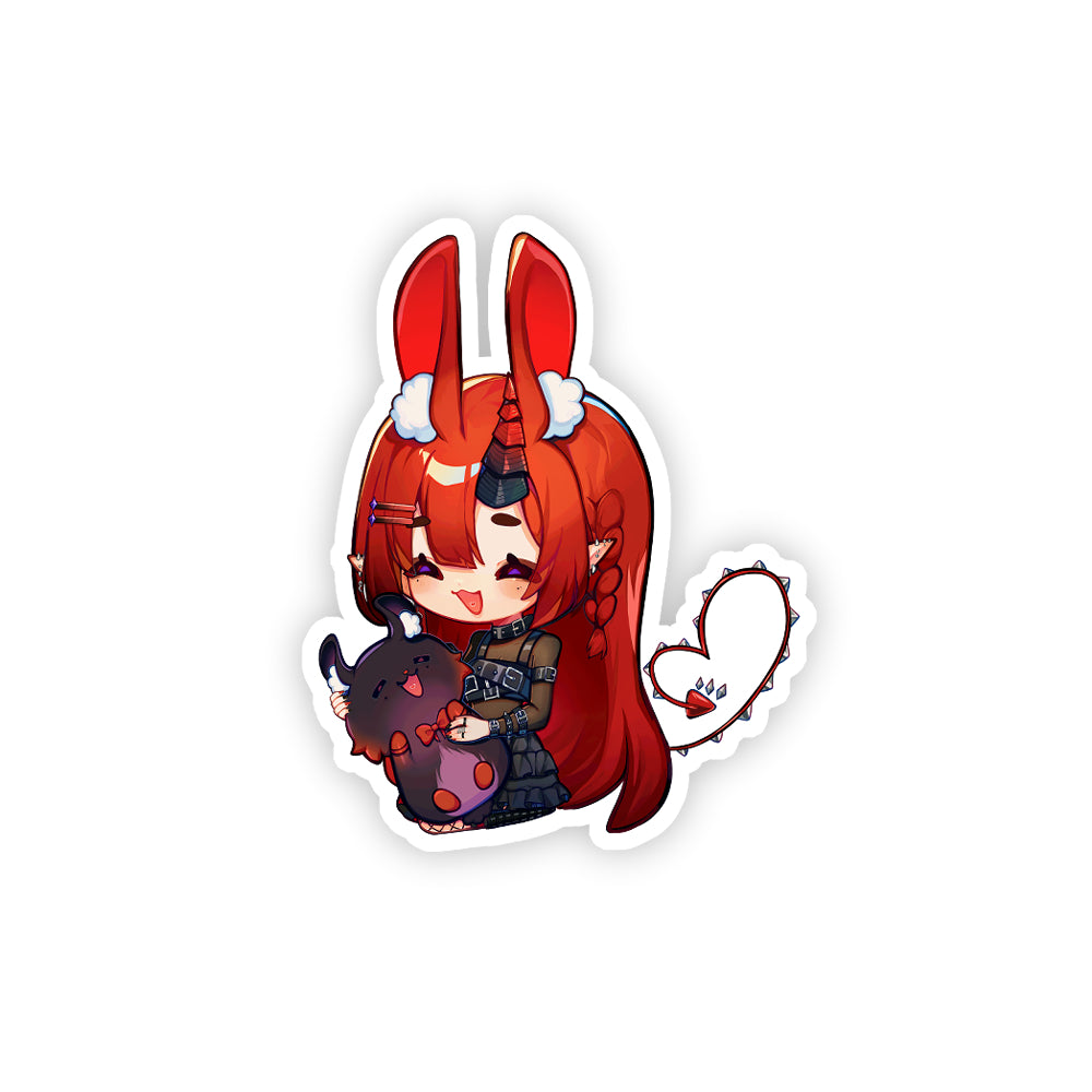 lanna_ "Bunny Demon Hug" Sticker