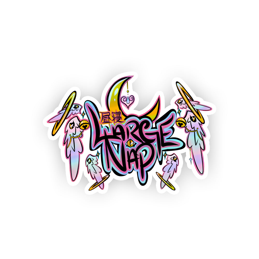 LargeNap Logo Holographic Sticker