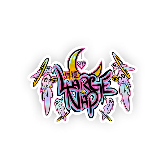 LargeNap Logo Holographic Sticker