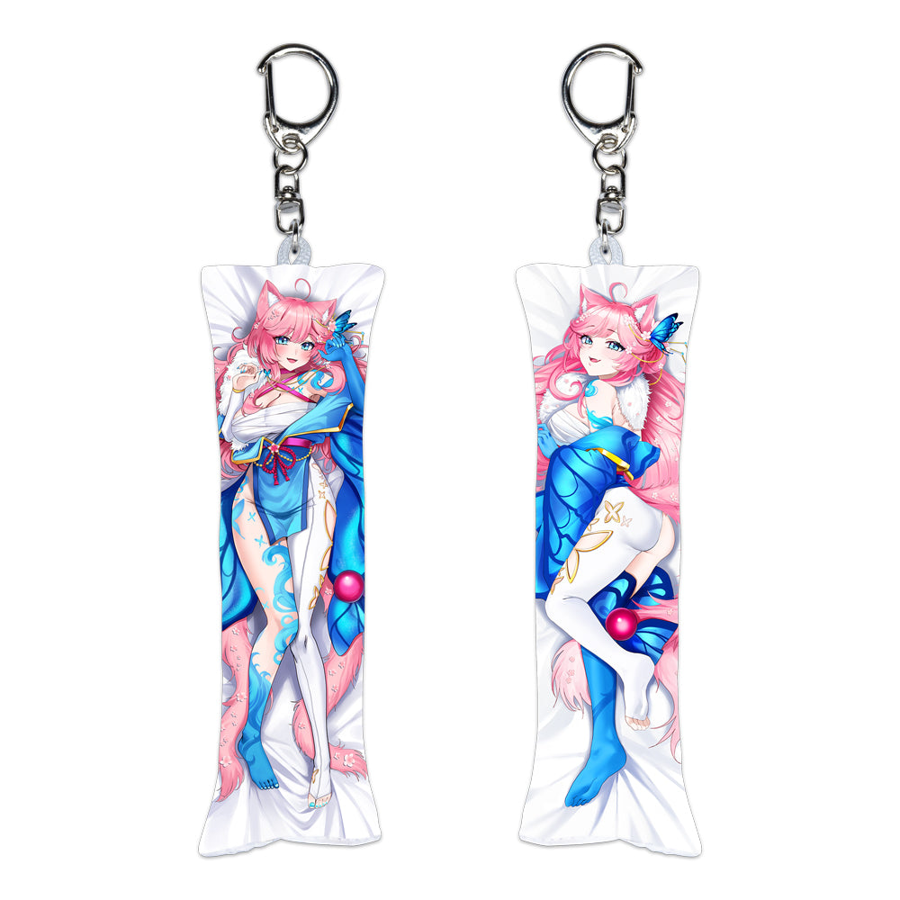 Leahkitties Dakimakura Keychain