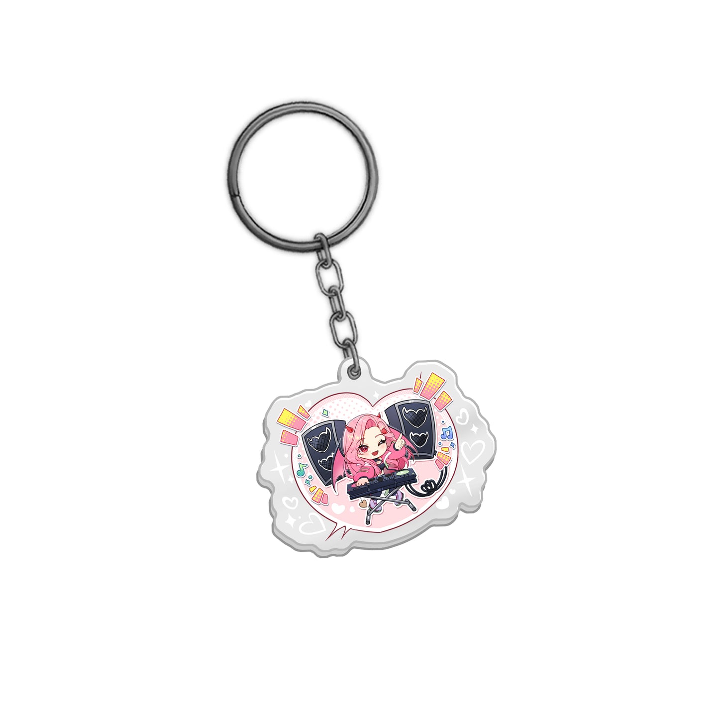 LilineraCh Rock On Keychain
