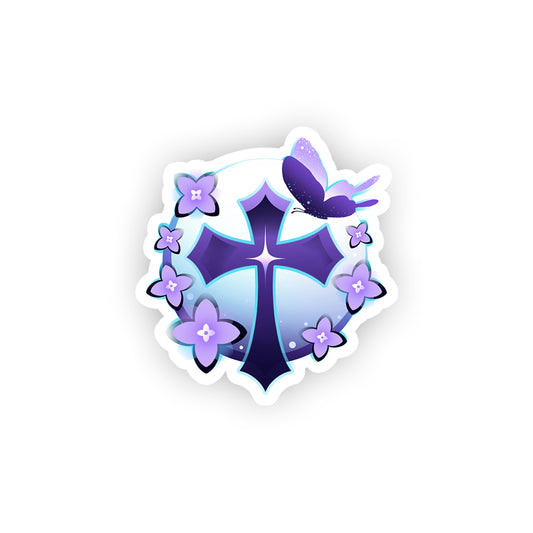 Lillemor Cross Sticker