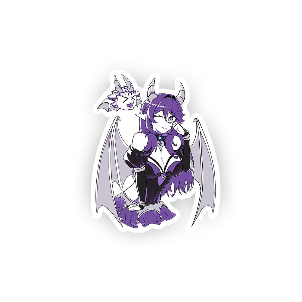 Lucia Mauve 'Adorable' Sticker