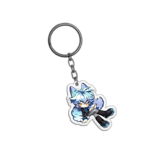 Lucis Custos "Bookish Catboy" Keychain