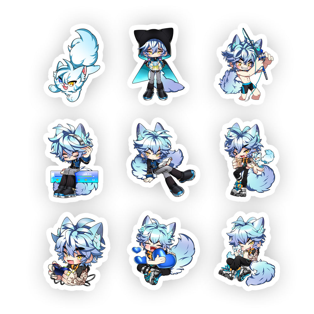 Lucis Custos "Clowder of Catboy" Sticker Pack