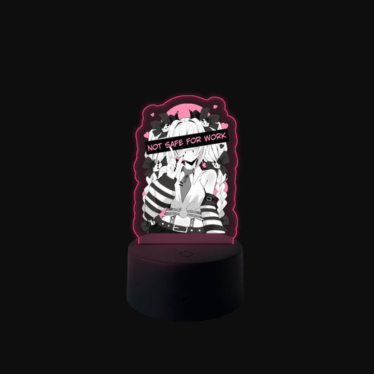 Lucky Akuma Not Safe For Work LED Desk Lamp