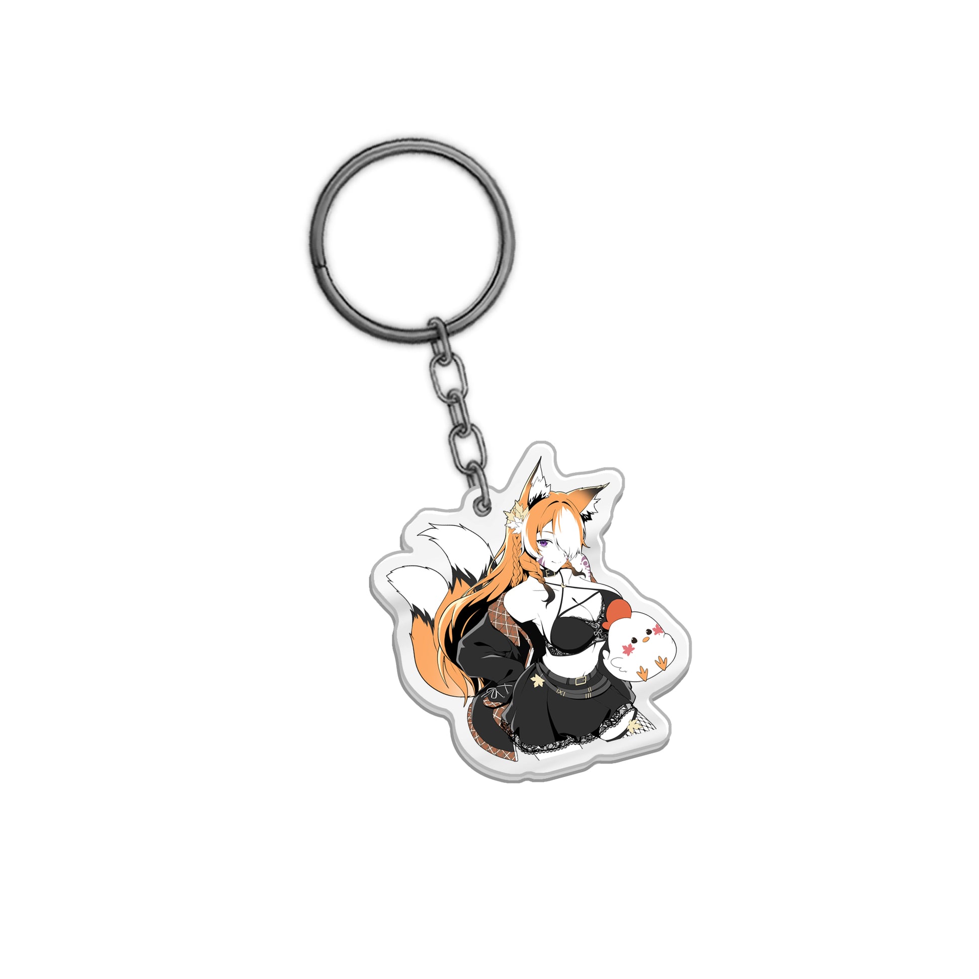Maple_Chicken Fall Design Keychain