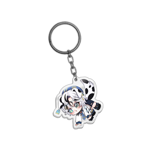 MayPupVT "Dangling Dalmatian" Acrylic Keychain