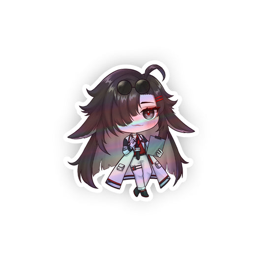 Meatokki Appointment Checklist Holographic Sticker