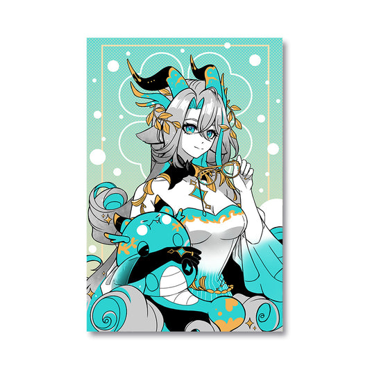 Chise Ichikawa Lucky Dragon Poster