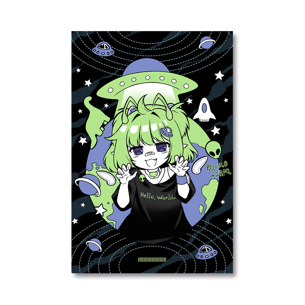 FerumiKaipa Spacey Troublemaker Poster