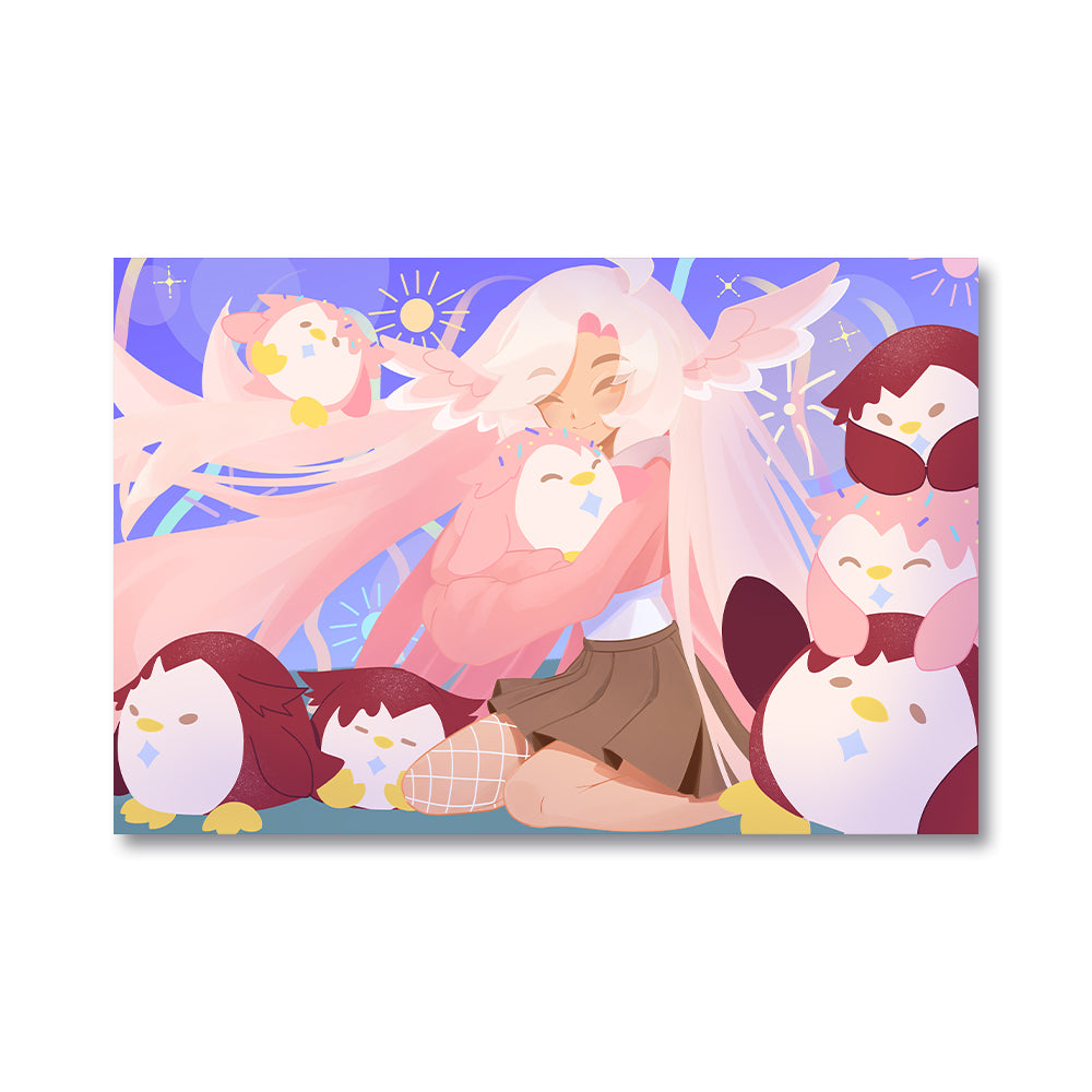 MenguStrawbs "Scoops!" Poster