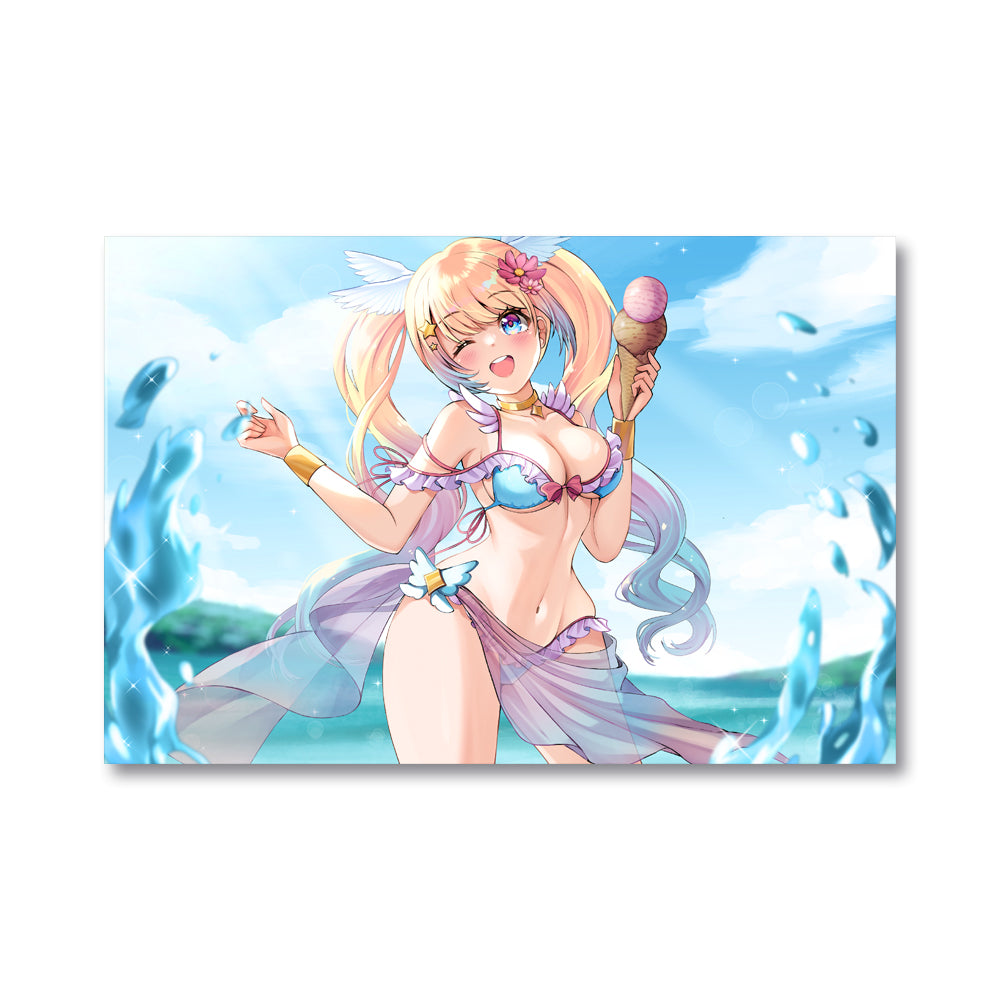 MiaMikhail Beach Day Poster