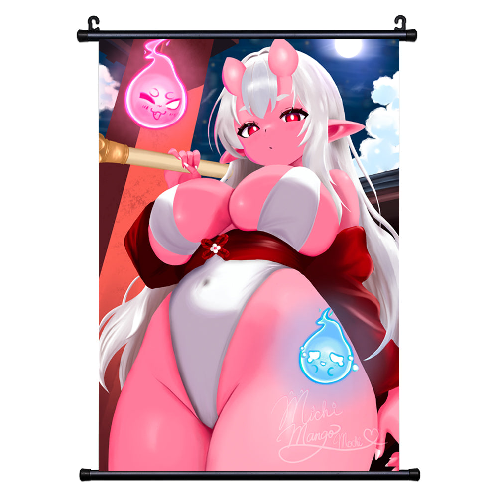 MichiMangoMochi Shrine Wall Scroll