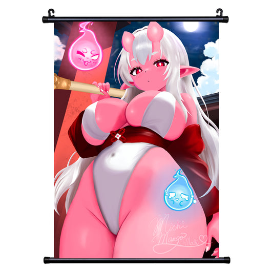 MichiMangoMochi Shrine Wall Scroll