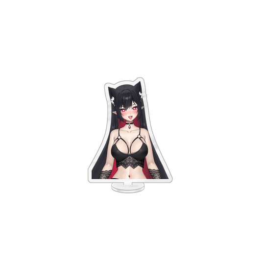 MikaVampire Kitty Licks Mini Standee