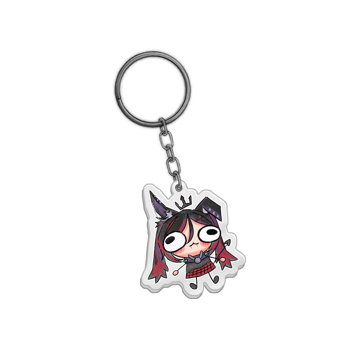MinaBunVT Derpy Keychain