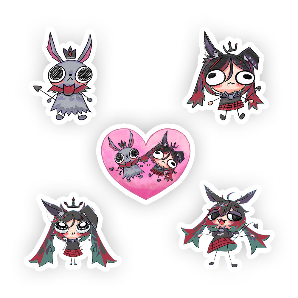 MinaBunVT  Sticker Pack A