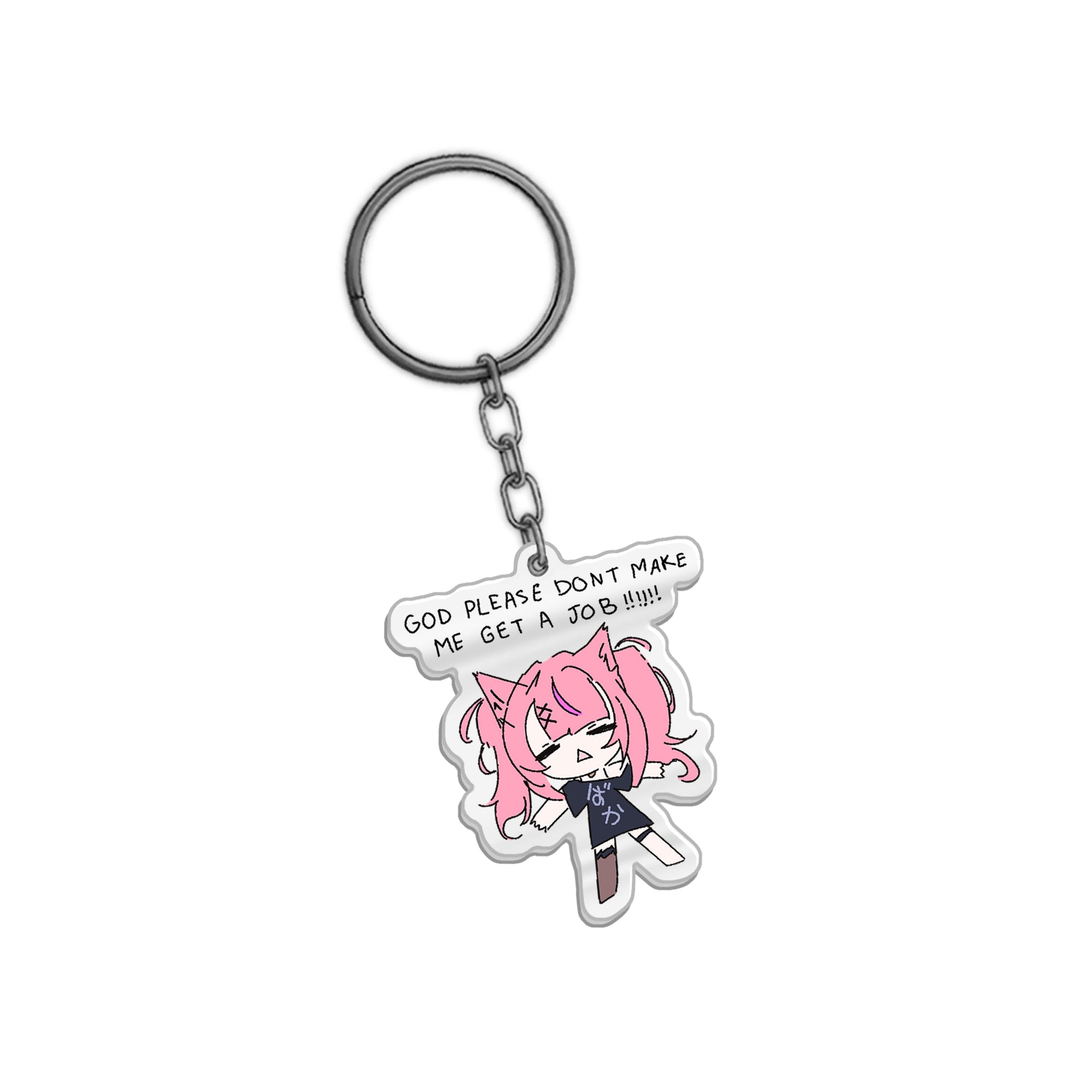 Minorikyun Get a Job Keychain
