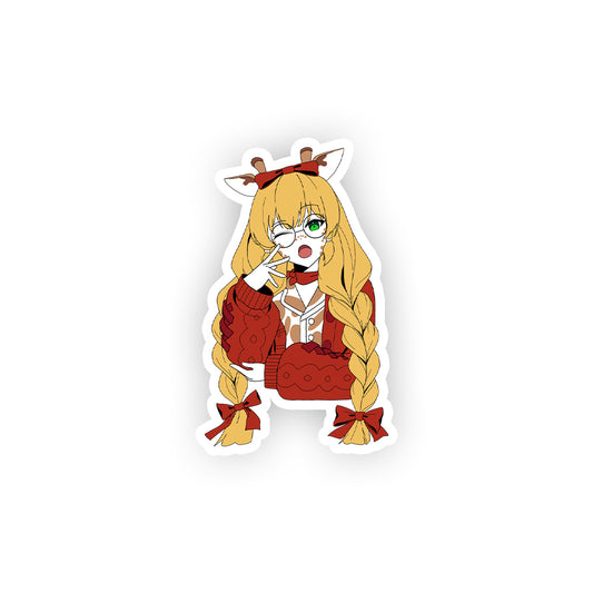 Miridae The Giraffe 'Sleepy Safari' Sticker