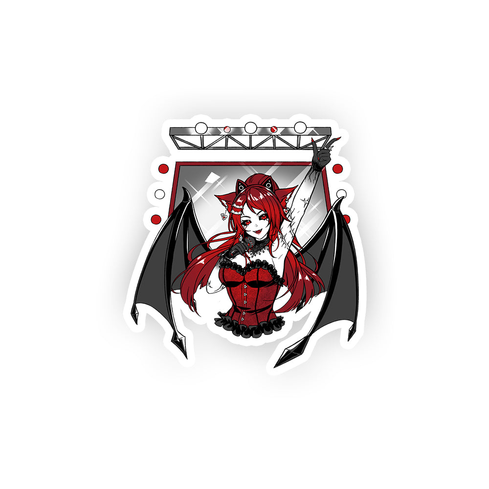 M'iyu Fhey "Vampire Catgirl DJ" Sticker