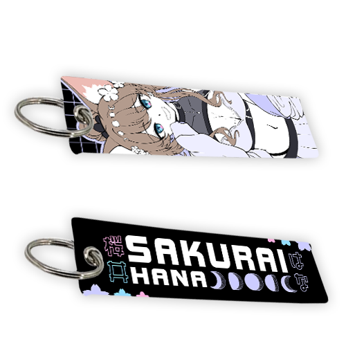Hana Lunar Jet Tag Keychain