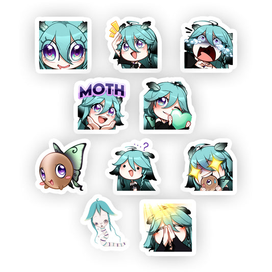 MoniiBagel Emote Sticker Pack