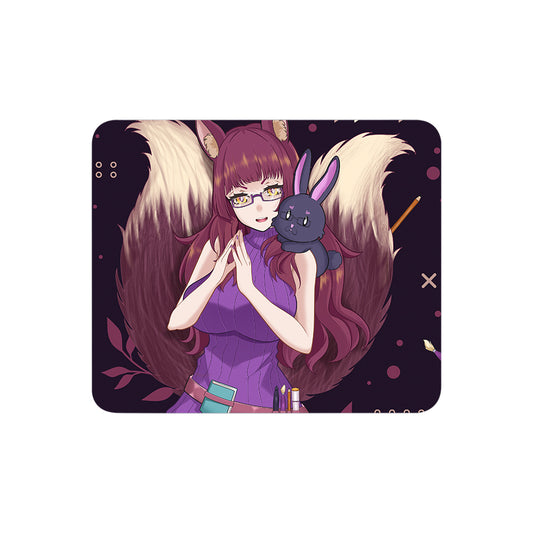 Avi Zenko "Two-Tailed Kitsune" Mousepad