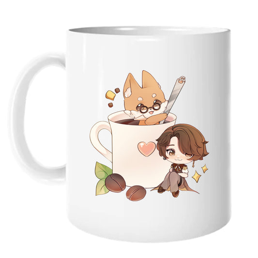 Junnie Coffee Chibi Mug