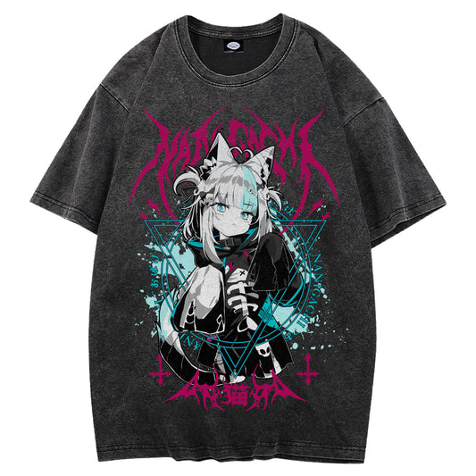 Nanigachi "Polterbrat" Acid Wash T-Shirt