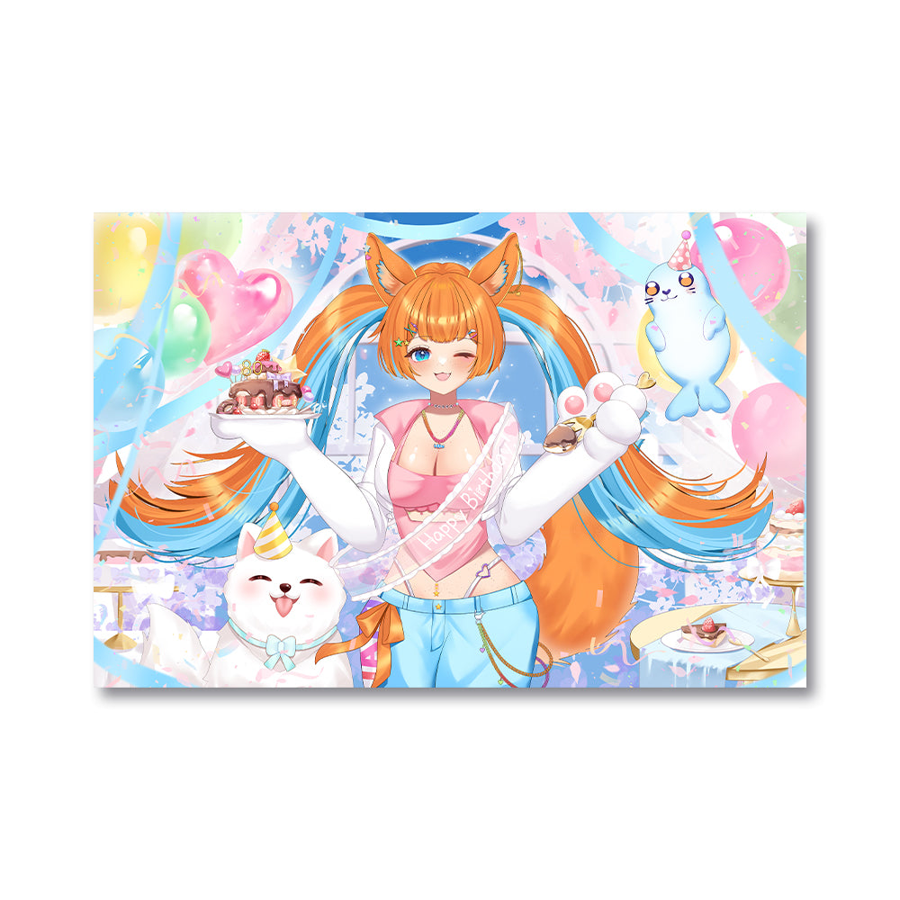 Nanna NamNam "Birthday Wink" Poster