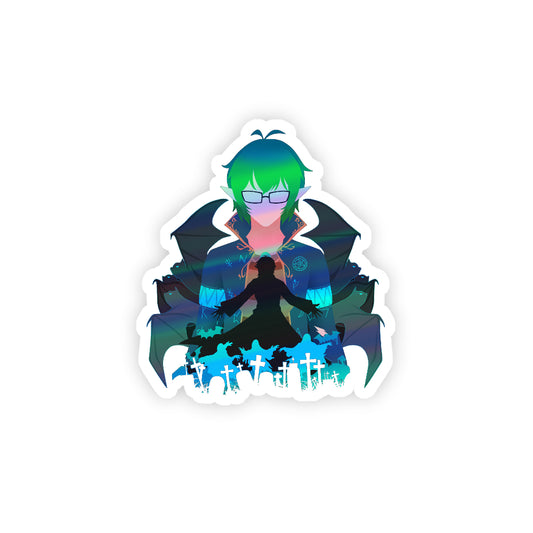 Natecromancer Holographic Sticker