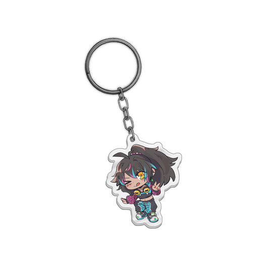 NeonHarper Peace Chibi Keychain