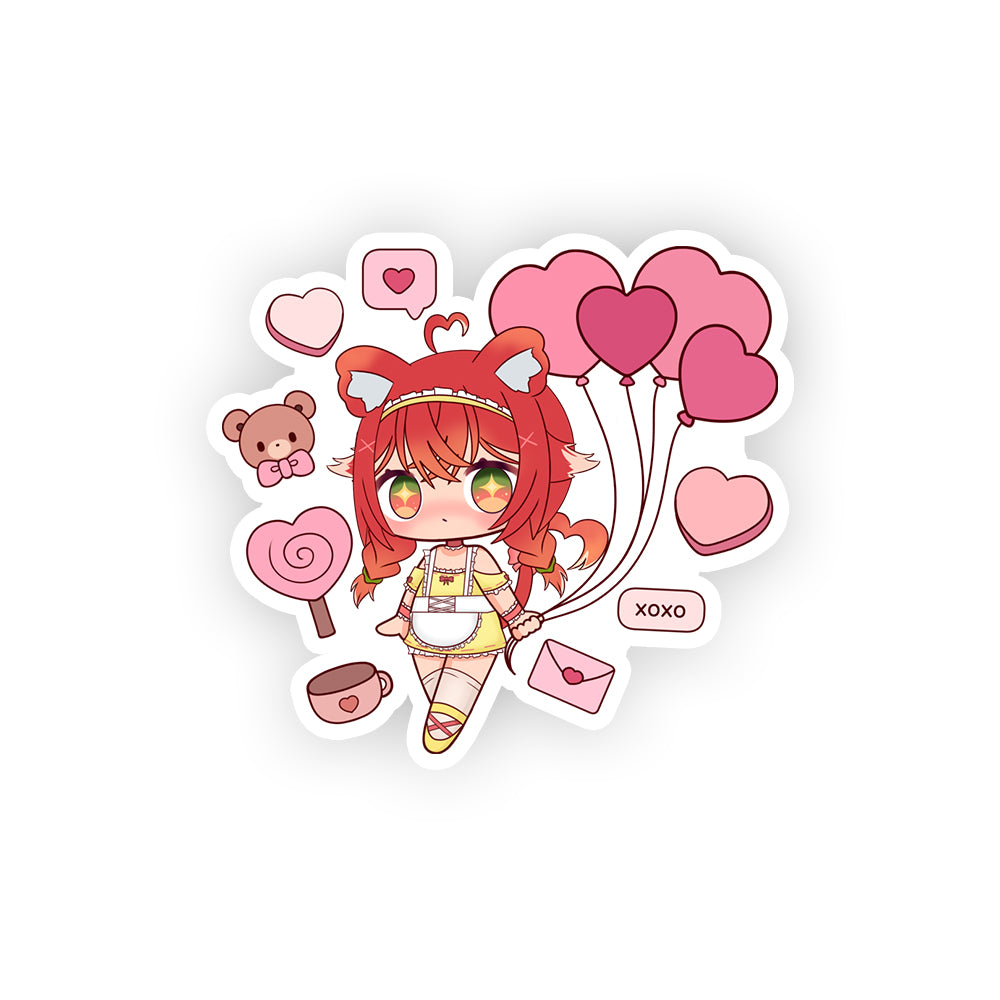 Niwwu Balloons Chibi Sticker
