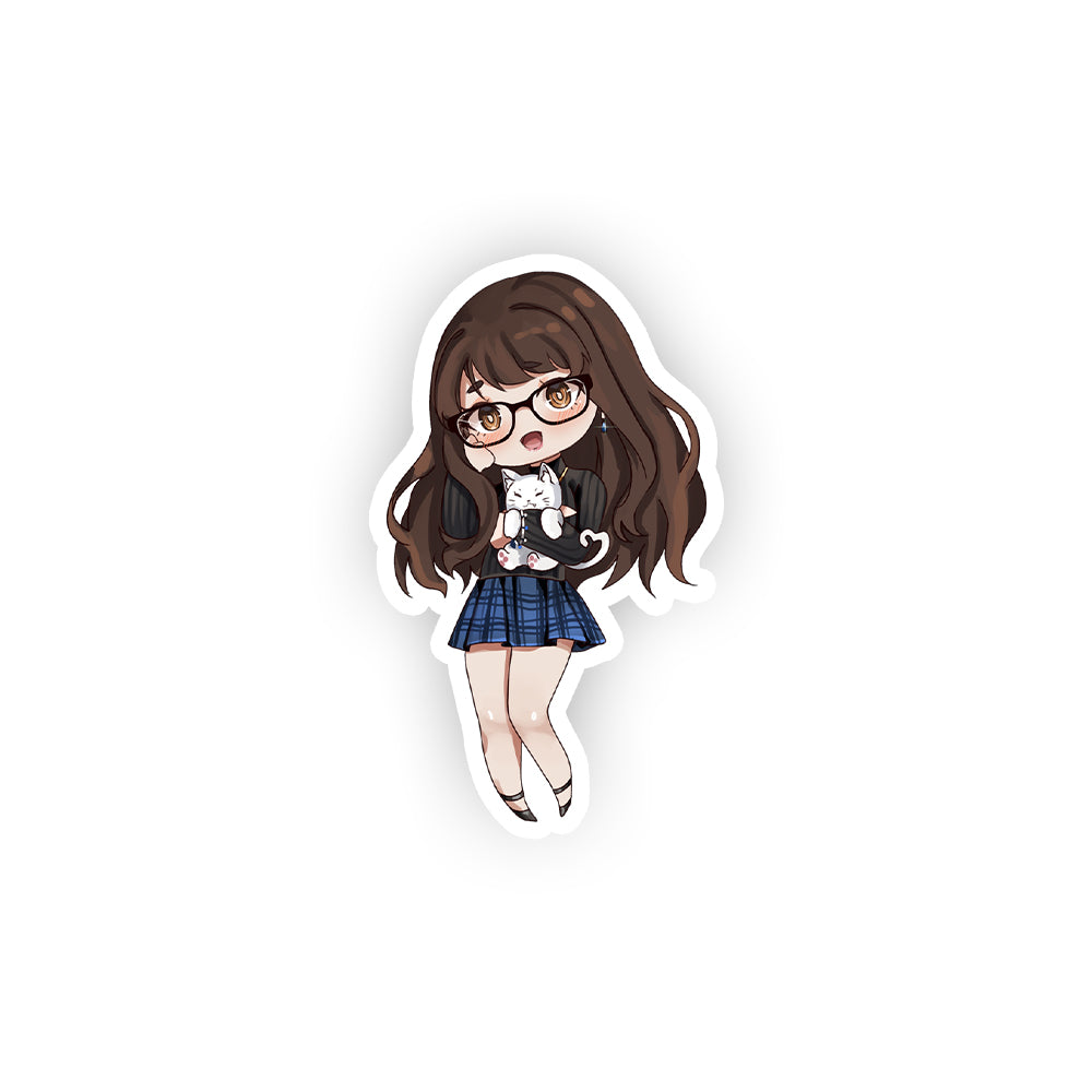 NomadicWhovian Chibi Sticker