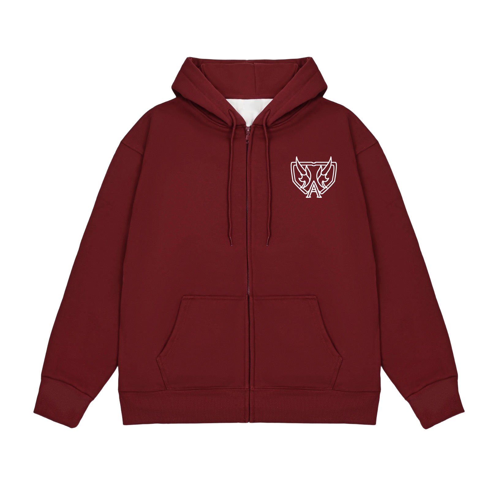 Numi University Red Zip Up Hoodie