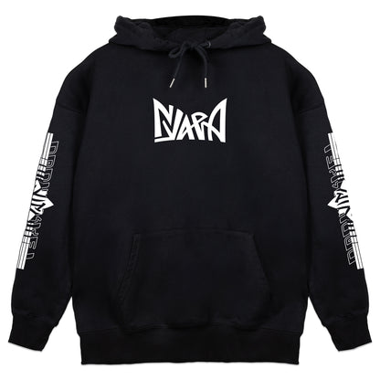 Nyara White Logo Hoodie
