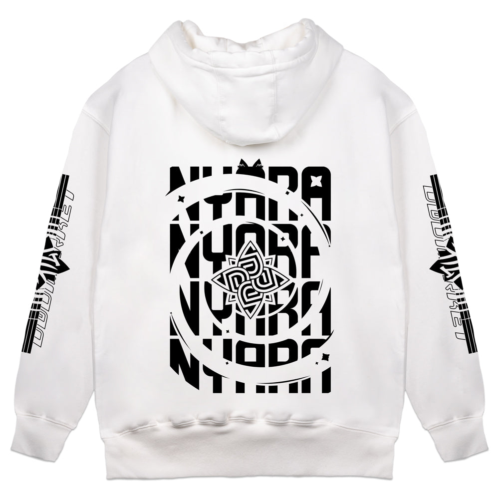 Nyara Black Logo Hoodie